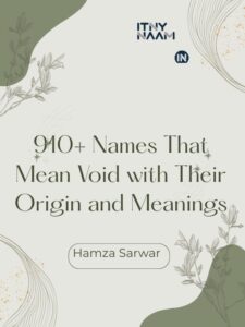 Names That Mean Void