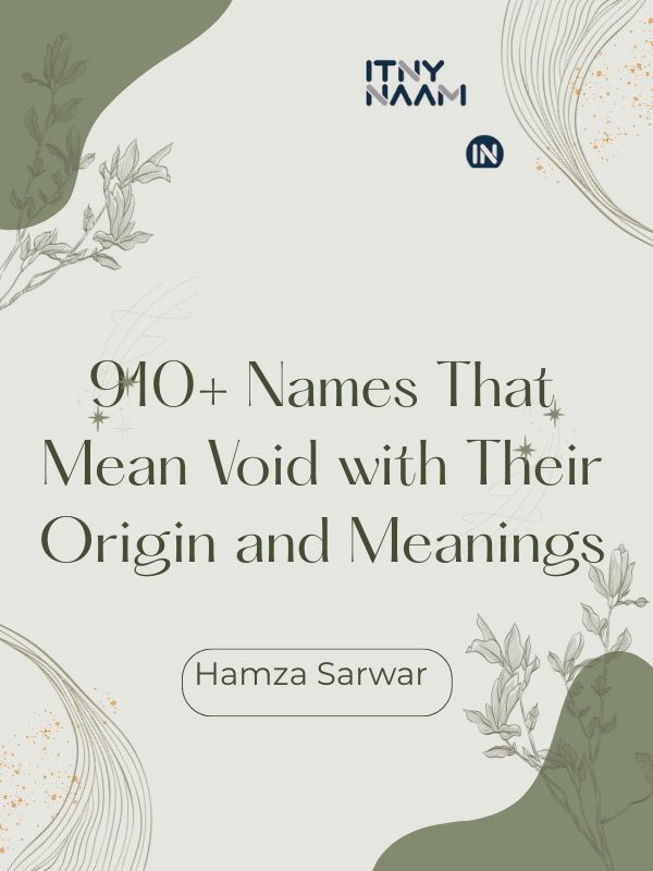 Names That Mean Void