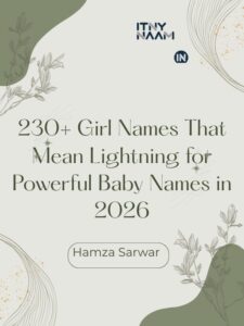 Girl Names That Mean Lightning