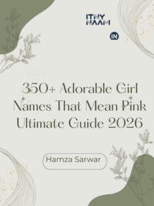 Girl Names That Mean Pink