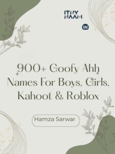 Goofy Ahh Names