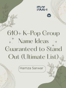K-Pop Group Name