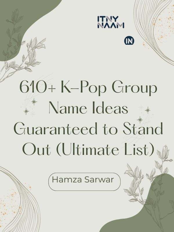 K-Pop Group Name