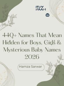 Names That Mean Hidden