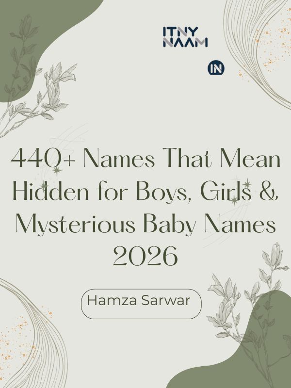 Names That Mean Hidden