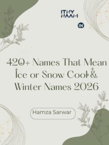 Names That Mean Ice