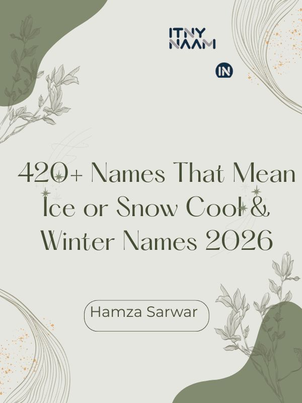 Names That Mean Ice