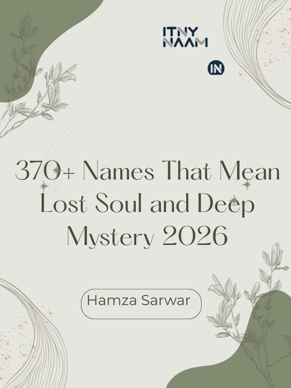 Names That Mean Lost Soul
