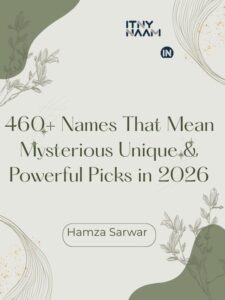 Names That Mean Mysterious