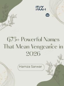 Names That Mean Vengeance