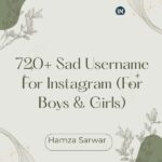 Sad Username For Instagram