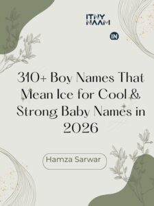 Boy Names That Mean Ice