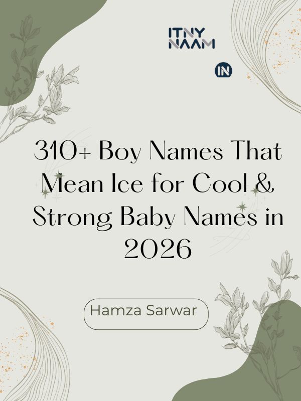 Boy Names That Mean Ice