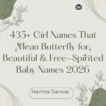 Girl Names That Mean Butterfly