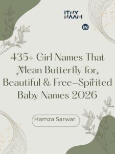 Girl Names That Mean Butterfly