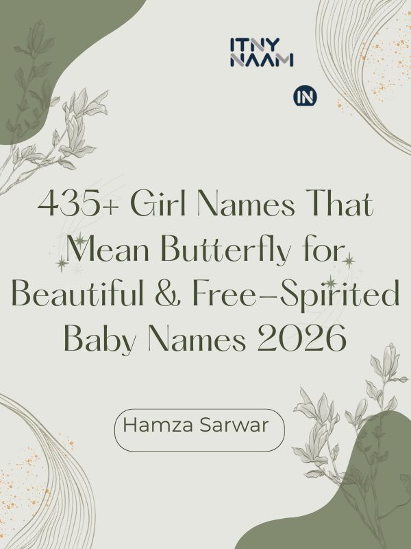 Girl Names That Mean Butterfly