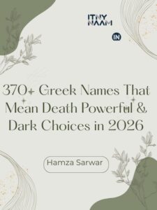 Greek Names That Mean Death