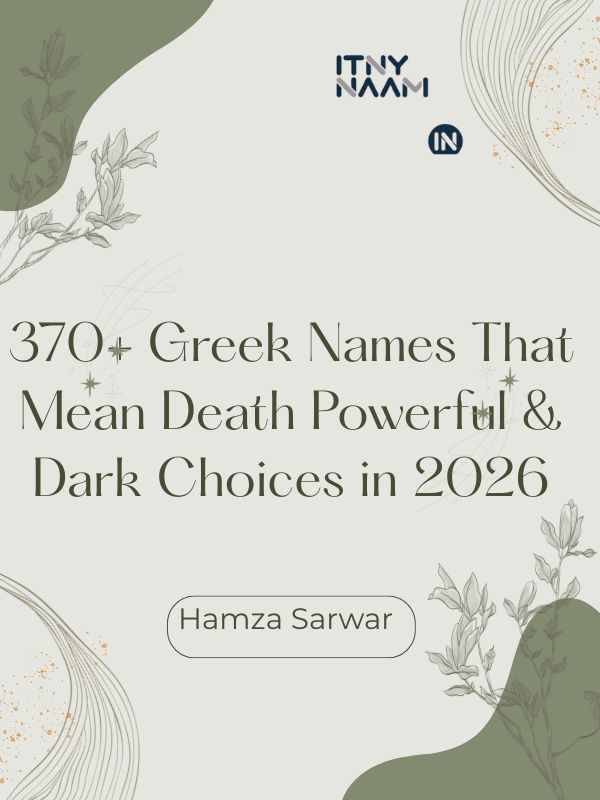 Greek Names That Mean Death