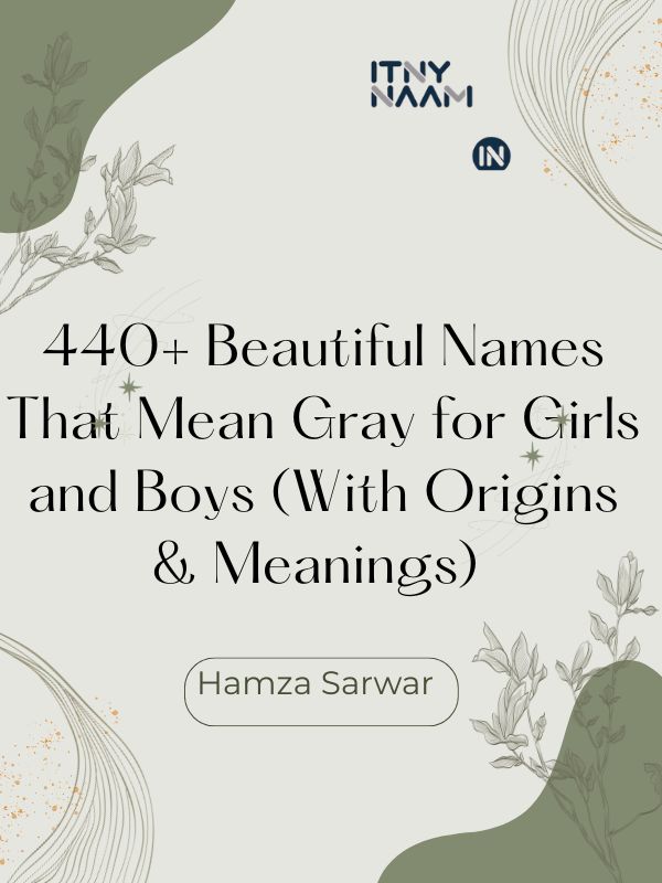 Names That Mean Gray