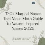 Names That Mean Moth