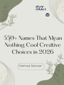 Names That Mean Nothing