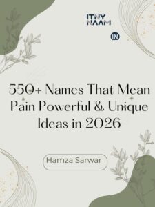 Names That Mean Pain