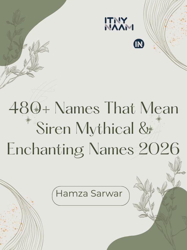Names That Mean Siren